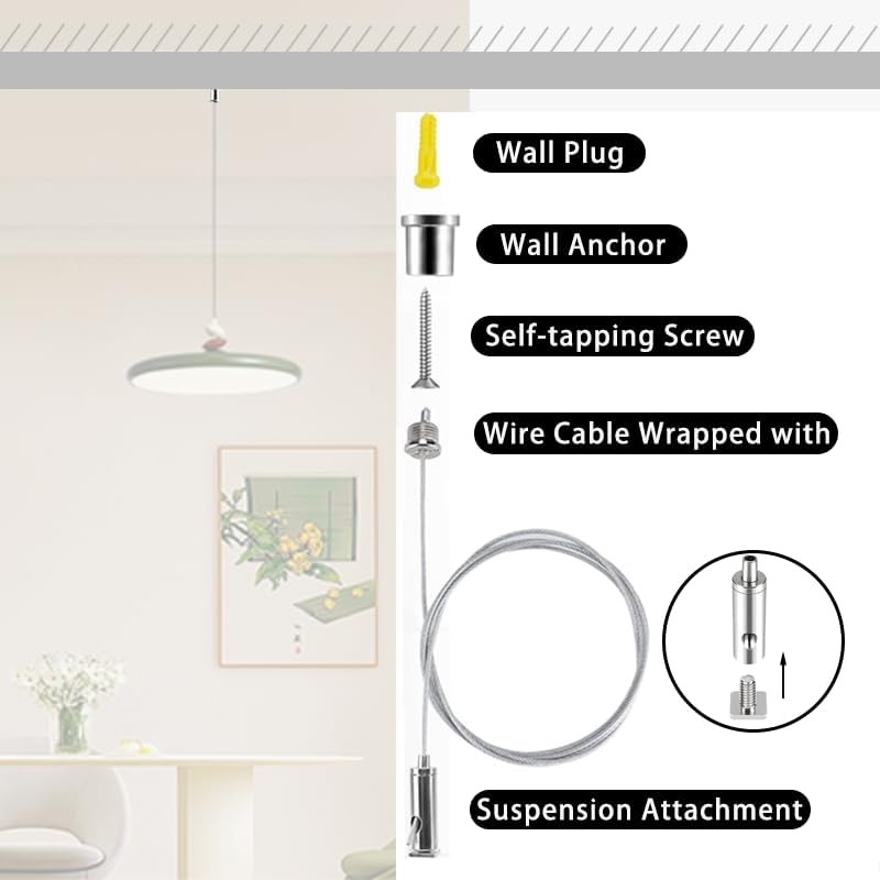 Aquarium Light - Kit de sistema de suspensión de
