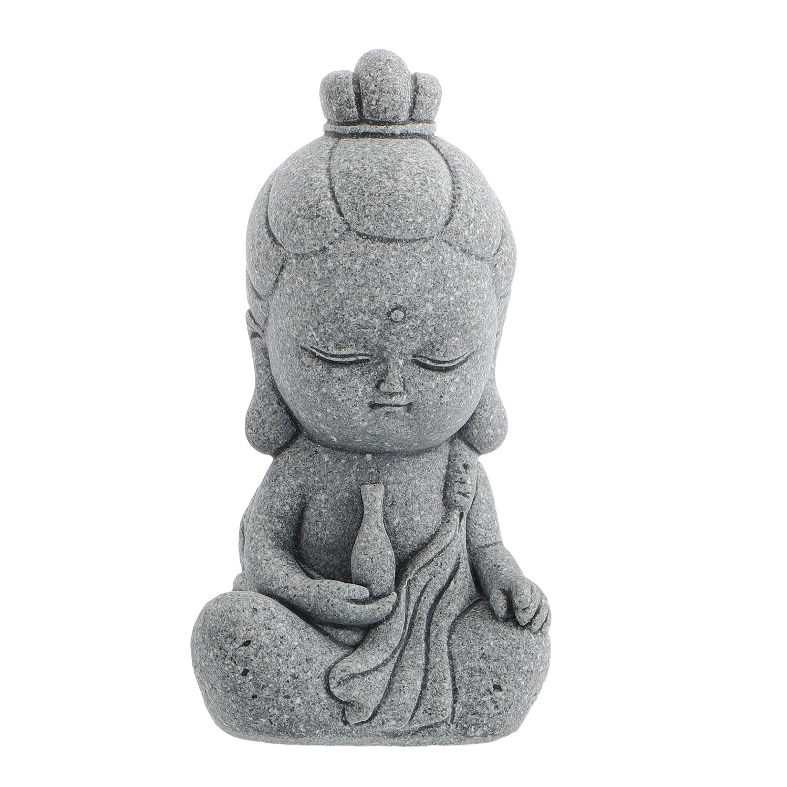 Mini Buda de Piedra Guan Yin,  - Aquarium Decor reseña y precio