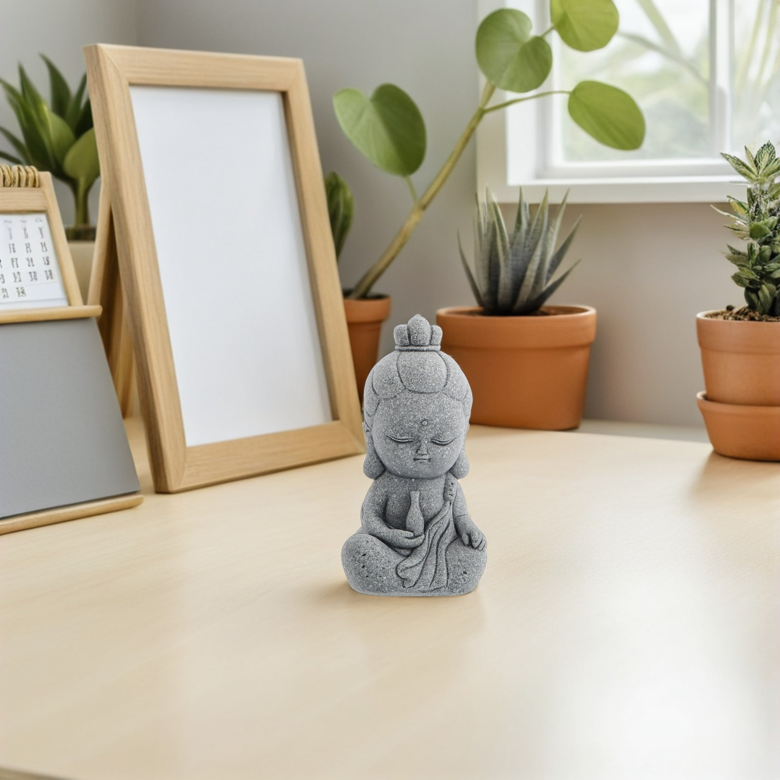 Mini Buda de Piedra Guan Yin,  - Aquarium Decor reseña y precio