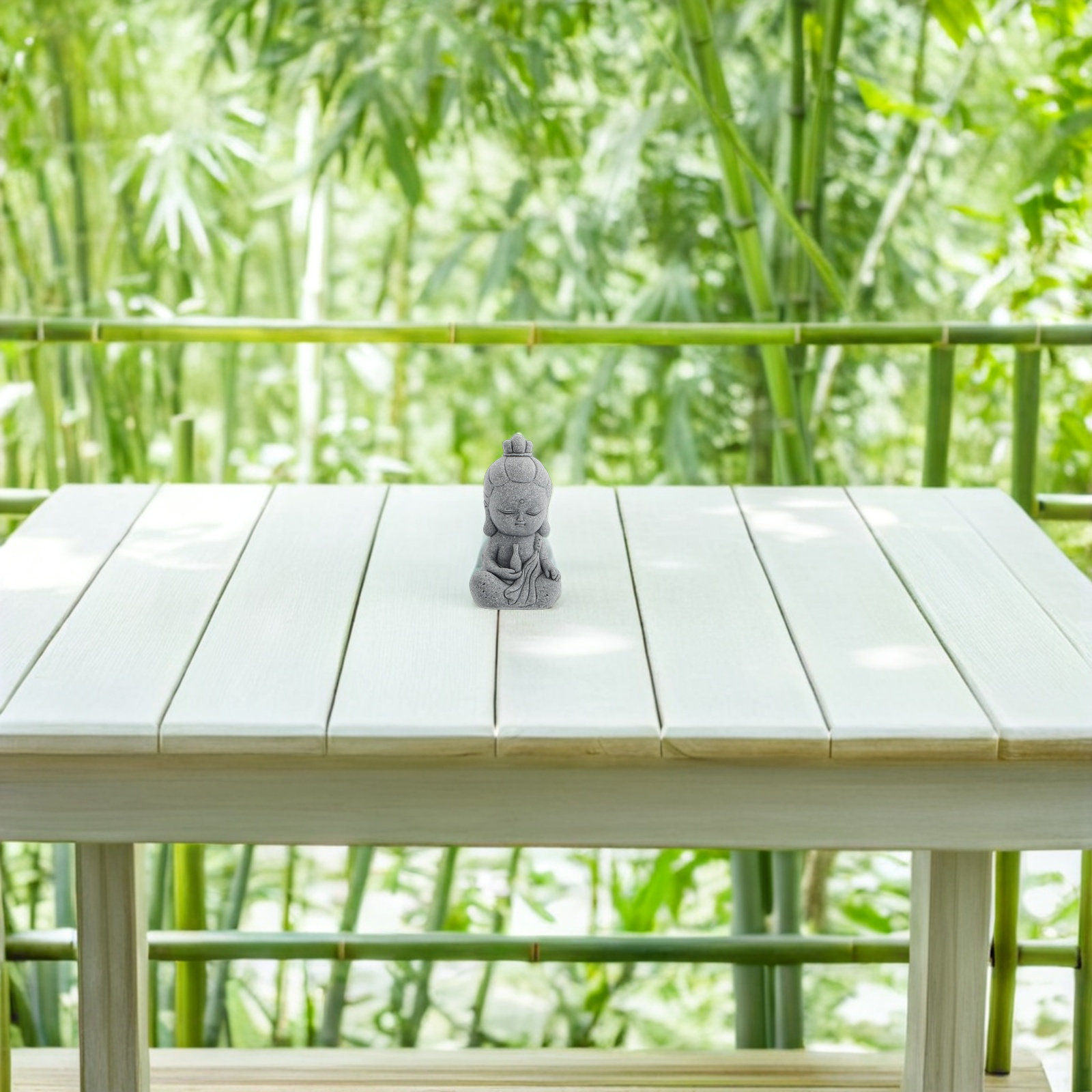 Mini Buda de Piedra Guan Yin,  - Aquarium Decor reseña y precio