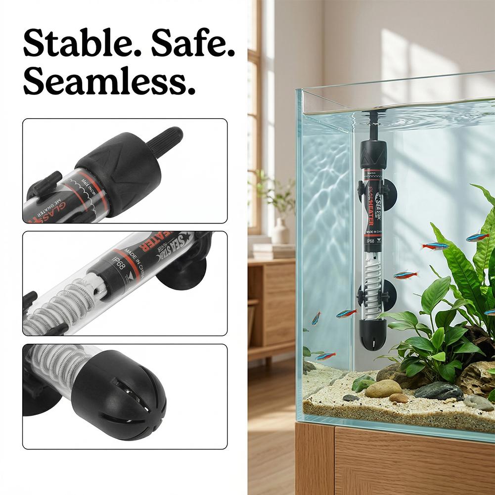 Calentador de acuario UE 25W/5 - Fish Tank Heater reseña y precio