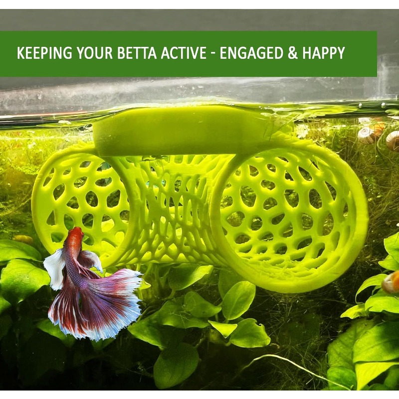 4 unidades de túneles flotante - Aquarium Fish Betta reseña y precio