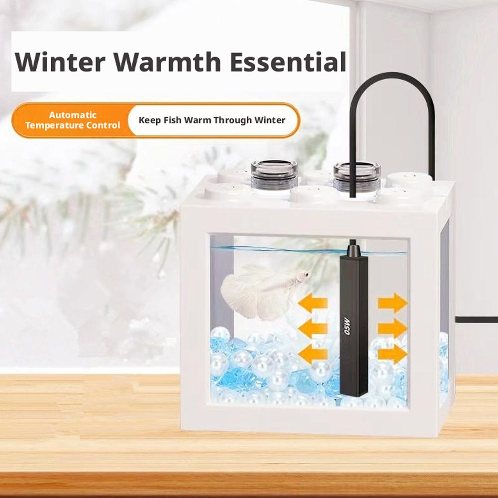 Calentador de acuario mini USB - Betta Fish Tank reseña y precio