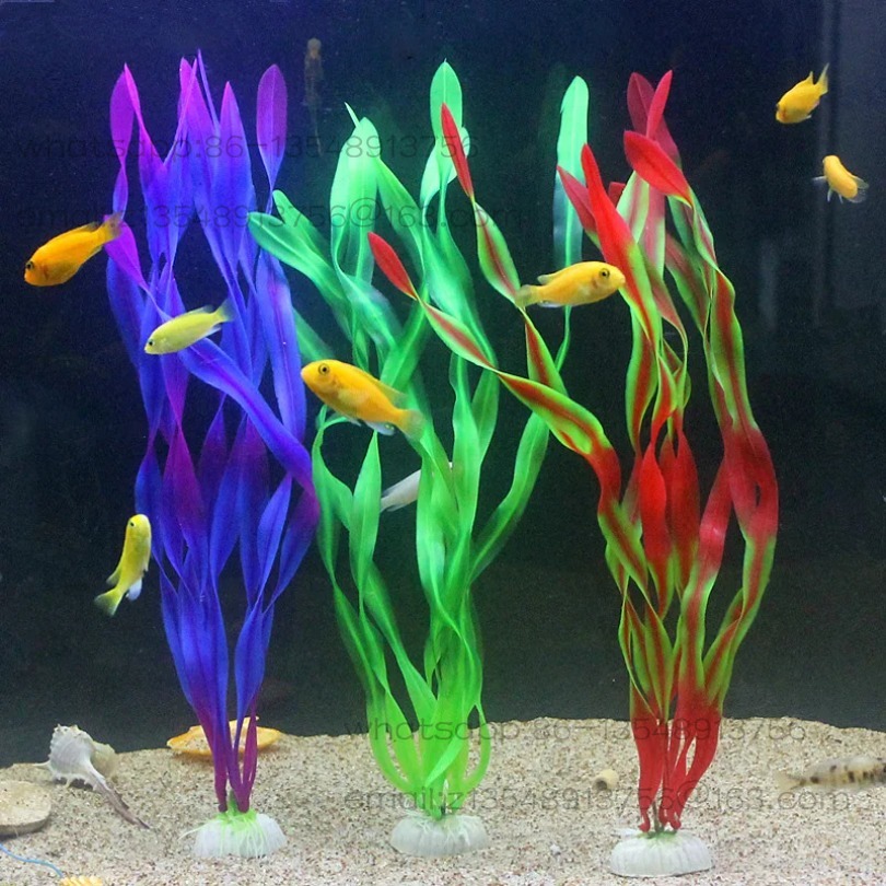 Plantas de plástico para acuar - Aquarium Plants reseña y precio
